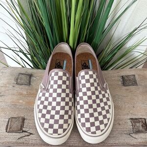 Vans Ultra Cush Checkered Slip-On Sneakers